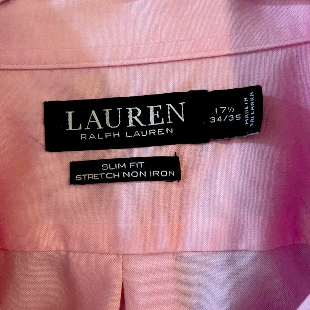 Ralph Lauren button down long sleeved shirts
